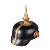 A helmet for line infantry officers, circa 1900