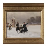 Christian Sell (1831-83), Prussian Infantry in a Skirmish