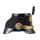 A shako for an officer of the Jaeger Battalions No. 1, 3 - 9, circa 1910