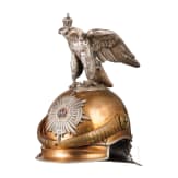 Helm M 1867 f&uuml;r Mannschaften des Regiments Garde-K&uuml;rassiere in Paradeausf&uuml;hrung