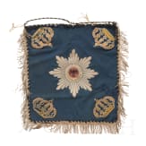 Fanfarentuch des Garde-K&uuml;rassier-Regiments, um 1900