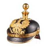 Helm f&uuml;r Unteroffiziere der Fu&szlig;artillerie, um 1910