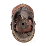 Helm f&uuml;r Unteroffiziere der Feldartillerie, um 1900