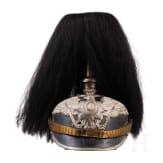 Helm f&uuml;r Mannschaften der Garde-Pioniere oder -Infanterie, um 1900