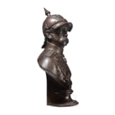Otto von Bismarck - Portraitb&uuml;ste des Reichskanzlers mit K&uuml;rassierhelm