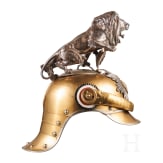 A helmet for troopers of the Royal Saxon Guards Regiment, dated 1915