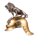 A helmet for troopers of the Royal Saxon Guards Regiment, dated 1915