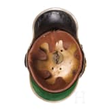 A helmet for troopers of the Royal Saxon Guards Regiment, dated 1915