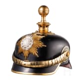 A helmet for NCO's of the Royal Saxon Field Artillery, circa 1900