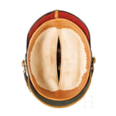 A helmet for NCO's of the Royal Saxon Field Artillery, circa 1900