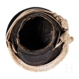 A shako for foot soldiers of the Royal Saxon Army, circa 1830