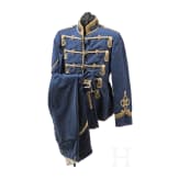 An attila and trousers for sergeants of the 1st Saxon Hussar Regiment No. 18, circa 1910