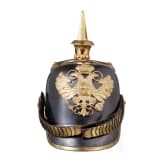 A helmet for members of the contingent of the Principality of Schwarzburg-Rudolstadt, circa 1860