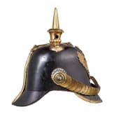 A helmet for members of the contingent of the Principality of Schwarzburg-Rudolstadt, circa 1860