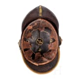 A helmet for members of the contingent of the Principality of Schwarzburg-Rudolstadt, circa 1860