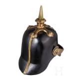 A helmet for members of the contingent of the Principality of Schwarzburg-Rudolstadt, circa 1860