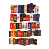 A collection of German shoulder boards, circa 1900