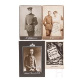 Felix Graf von Luckner and Lt. Otto von der Linde - four signed postcards