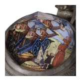 Four regimental stein mugs of the Royal Bavarian Foot Artillery, 1895 - 1908