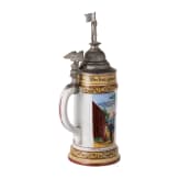A regimental stein of the Imperial II. Sea Battalion, 1905-08