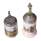 Five reservist mugs, 1906 - 1915
