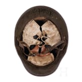 A steel helmet M 16 with Prussian guard troop markings