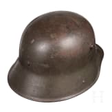 A steel helmet M 16 with Prussian guard troop markings