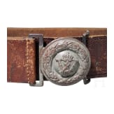 A belt for the field gray uniform of Prussian officers