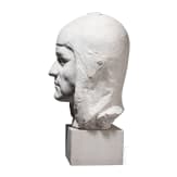 Theodor Georgii - a portrait head of a pilot, dated 1933
