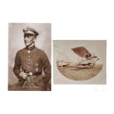 Lothar Freiherr von Richthofen (1894 - 1922) - a signed Sanke portrait postcard, dated October 20, 1918