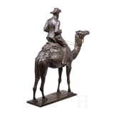 A bronze of a German colonial soldier riding a camel, Karl Moebius, Berlin, circa 1910