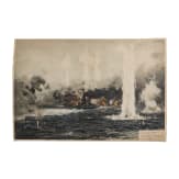 A diary of a German naval officer and a picture by Claus Bergen on the Battle of the Skagerrak in 1916