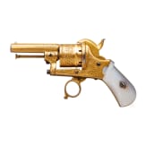 Miniatur-Stiftfeuerrevolver, Frankreich, um 1860