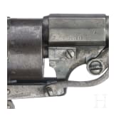 Stiftfeuerrevolver, DEGUELDRE, Mod. 1860, Kal. 7 mm Lefaucheux