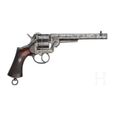 Stiftfeuerrevolver, Loron Br&eacute;v&eacute;t&eacute;, Belgien, um 1860