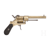 Lefaucheux-Revolver, in Messingausf&uuml;hrung