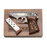 Walther PPK, Ulm, gravierte Luxusausf&uuml;hrung in Box