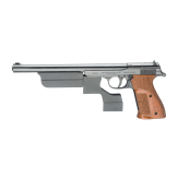 Walther Olympia F&uuml;nfkampf-Pistole 1936 mit vier Laufgewichten
