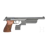 Walther Olympia F&uuml;nfkampf-Pistole 1936 mit vier Laufgewichten