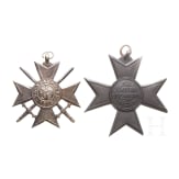 Bulgarisches Tapferkeitskreuz und Kreuz f&uuml;r Kriegshilfsdienste 1916