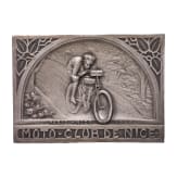 Erinnerungs- oder Siegerplakette des Moto-Club de Nice, datiert 1924