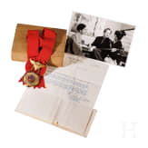 Wilhelm Kempff (1895 - 1991) - goldene Jiji Shimpo Medal of Honor, verliehen an den deutschen Klaviervirtuosen und Komponisten, 1936