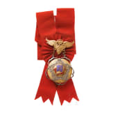 Wilhelm Kempff (1895 - 1991) - goldene Jiji Shimpo Medal of Honor, verliehen an den deutschen Klaviervirtuosen und Komponisten, 1936