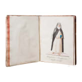 Christian Friedrich Schwan (1733 - 1815), "Abbildungen der vorz&uuml;glichsten Geistlichen-Orden in ihren gew&ouml;hnlichsten Ordenskleidungen", nahezu komplette zweib&auml;ndige Ausgabe, Mannheim, 1791