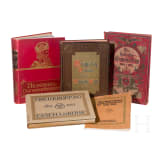 Sammlung patriotischer Prachtb&auml;nde, um 1890 - 1912