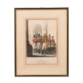Kaisertum &Ouml;sterreich - vier farbige Lithographien von Garden und Gener&auml;len, 19./20. Jhdt.