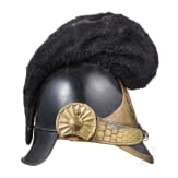 Herzogtum Savoyen - Raupenhelm f&uuml;r Angeh&ouml;rige der Feuerwehr, 19. Jhdt.