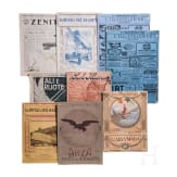 Neun Luftfahrtmagazine, einige mit Caproni-Artikeln, Italien, 1917 - 1919