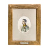 Kaiser Karl I. von &Ouml;sterreich - gerahmtes koloriertes Portraitfoto