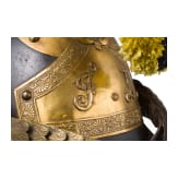 Helm M 1836 und K&uuml;rass f&uuml;r Offiziere der K&uuml;rassiere in besonderer Ausf&uuml;hrung